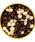 Lolli and Pops Bulk Tri Colored Chocolate Covered Espresso Beans