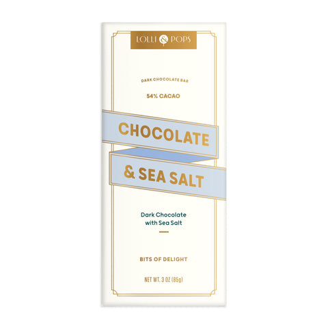 Lolli and Pops L&P Collection Chocolate & Sea Salt Signature Bar