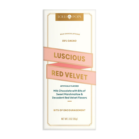 Lolli and Pops L&P Collection Luscious Red Velvet Signature Bar