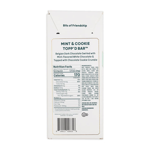 Lolli and Pops L&P Collection Mint & Cookie Topp'd Bar