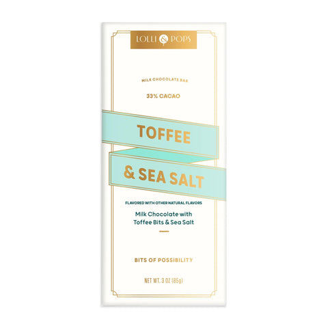 Lolli and Pops L&P Collection Toffee & Sea Salt Signature Bar